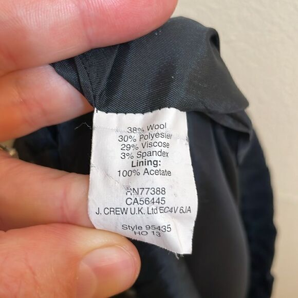 J. Crew Factory Wool Blend pull on mini skirt black size 2 - Picture 6 of 6